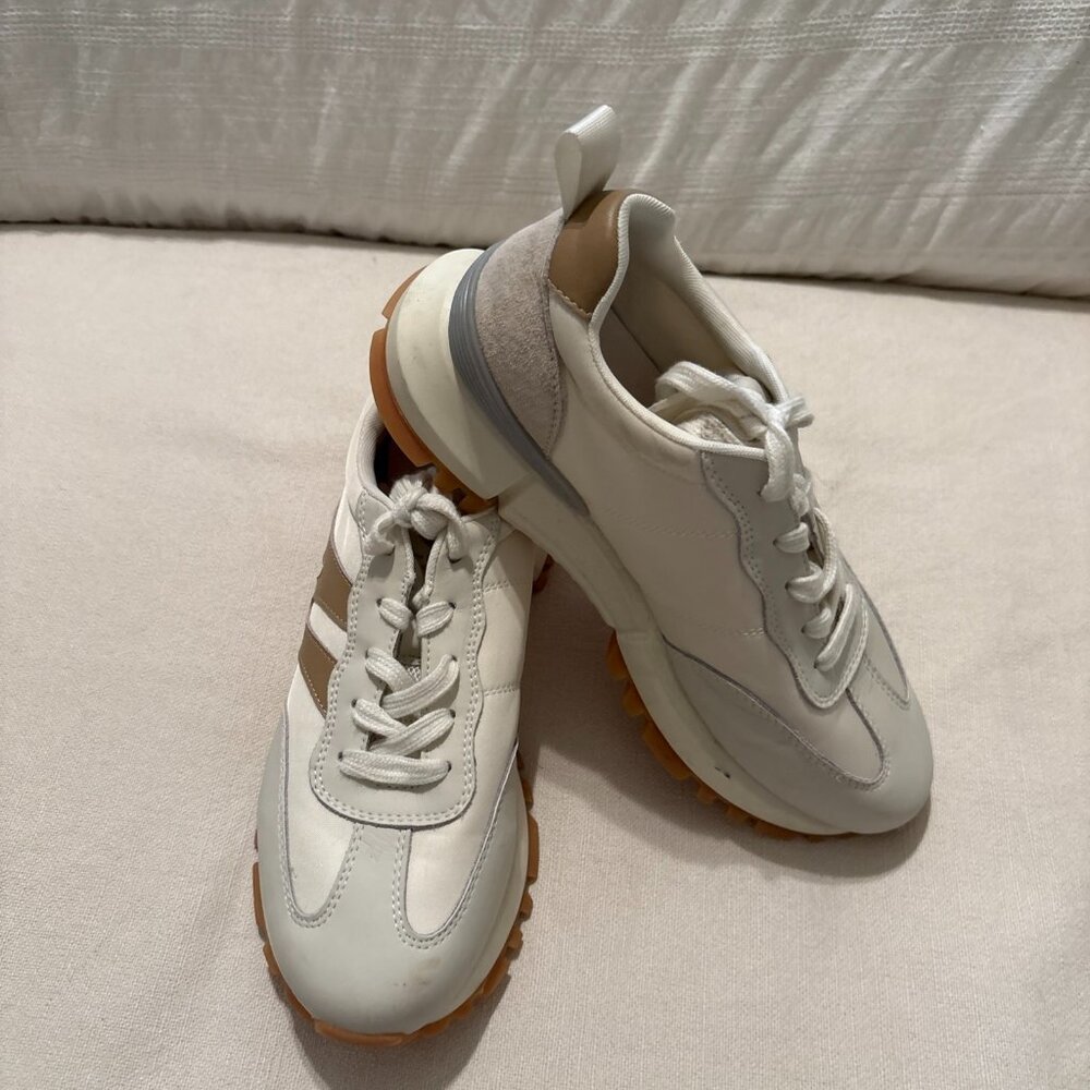 Somiliss Sneakers Leather Suede Patchwork Size 7